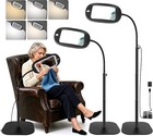 Floor Magnifying Glass With Light And Stand  30x 10x Floor Magnifying Lamp      