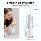 Water Dental Flosser-5 Modes Portable Oral Irrigator Braces Rechargeable-white