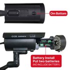 Fake Camera Dummy Waterproof Surveillance Camera With Flashing Red Led Light New