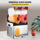 Vevor Commercial 2 Tank Frozen Drink Slush Slushy Making Machine Smoothie Maker