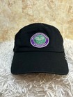 Wimbledon The Championships Hat Adjustable Tennis Official Black Women   s Cap