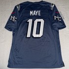 Nike Drake Maye New England Patriots Rivalries Collection Game Jersey Storm Blue