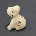 Vintage Artesania Rinconada Clay Dalmatian Puppy Pup Dog Figure Handmade Uruguay