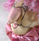 Vintage Jax Of Maine Springy Woman With Pink Hair In Handcrafted Wood Box