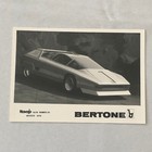 1976 Bertone Alfa Romeo 33 Navajo Concept Car Prototype Press Kit With Photos