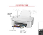 Canon Pixma Ts3722 Wireless All-in-one Inkjet Printer For Home Office
