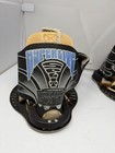 Vintage Hyperlite Split Wakeboard Bindings Open Toe Boots Blue Black Est  M   L