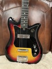 Vintage Kawai Teisco-style Offset Electric Guitar     Serviced     Plays Well