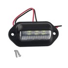 2   Universal Led License Plate Tag Light Lamp White For Truck Trailer Suv Rv Van