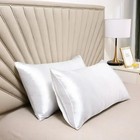 Mulberry Silk Pillowcase 100  Natural Silk Hair Skin Care Soft Bedding Cover