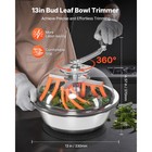 Uimoso Manual Bud Leaf Trimmer 13 Inch Bowl For Hydroponic Plant Pruning Trimmer