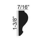 Outwater 1-3 8 Inch X 7 16 Inch X 96 Inch Plain Recycled Polystyrene Panel