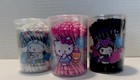 Sanrio Cotton Swab Hello Kitty   Cinnamoroll   Kuromi 80pcs X 3 Lot Japan New