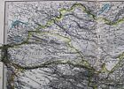 Stielers Hand Atlas  World Map Plate Page No 62 China 1888 Vintage