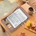 Bible Cover Case  Premium  Leather Carrying Case With Large  Brown 