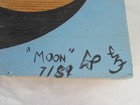 Vtg Northwest Coast Bc Canada First Nation Haida Painting On Cedar Wood Signed