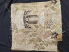 Vintage French Silk Brocade Woven Fragment Antique Textile Fabric Panel A279