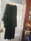 Renaissance Costume Size Xl Emerald Green Medieval Goth Cosplay Velvet Period