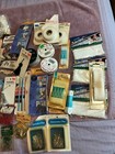 Sewing Supplies Vintage Lot Nos Elastic  Crochet Needles  Patches  Embellishment