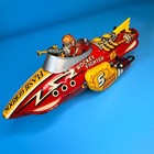 Vintage Marx 1935 Tin Litho Wind-up Flash Gordon Rocket Fighter Works 