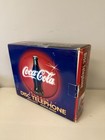 Coca Cola Soda Logo Red Blinking Disc Telephone  Neon Lights  Musical Ringer New