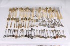 Huge Silver Plate Lot Silverware Tarnished Cutlery   Utensils Spoons Fork Gold