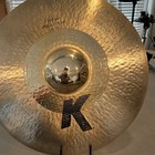 Zildjian 21  K Custom Hybrid Ride Cymbal In Excellent Condition   No Flaws 