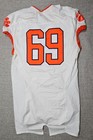 Clemson Tigers Football Jersey Mens 46 L White Game Worn Team Issued Nike  69