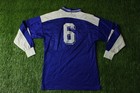 Erima   6 Original Mens 80 s Rare Vintage Retro Football Shirt Jersey Size M   