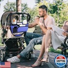 Universal Baby Stroller Organizer  2 Heightened Insulated Cup Holders  Detach