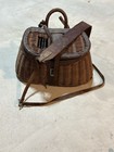 Vintage Woven Wicker Fisherman s Basket