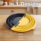 3-in-1 Tortilla Sealer Crimper  10  8  6 Inch  Reusable Bag Detachable Tortilla