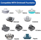 18pcs Carbon Filters And Foam Pre-filter Replacement Set Compatible With Petsafe