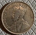 1919 George V 50 Cents  Newfoundland Canada  Silver   925  11 78g