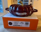 Le Creuset Pumpkin Shallow Casserole Braiser 2 75 Qt 11 In Garnet Rhone New
