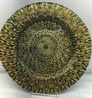 Black Gold Decorative Charger Serving Platter Plate 13   Large New Nwt