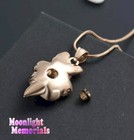 New Rose Flower Cremation Urn Keepsake Ashes Memorial Necklace