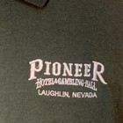 Pioneer Hotel   Gambling Hall Laughlin Nevada Polo Shirt Green Small