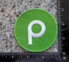 Publix Vintage Style Round Patch  Fully Embroidered  Iron On Backing 3 x3 