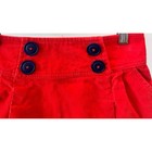 Boden Orange Corduroy Big Buttons Skirt Girls Size 9-10 Years Kids