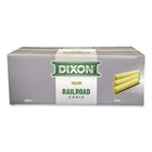 Dixon 88813 4  X 1  Dia Railroad Crayon Chalk - Yellow  72 bx  New