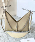 Givenchy Cut-out Fashion Chain Bag  Single Shoulder Crossbody Bag  Beige Color