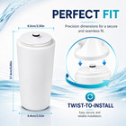 Shower Water Filter Cartridge For Aquasana Aq-4100 4125 4105 Model Kdf Gac 2pcs