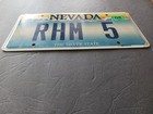 2011 Nevada Personalized Single Vanity License Plate Rhm 5