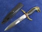 Original Ww2 Italian Fascist Youth Leader Dagger And Scabbard Horster Solingen