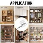 60 Pcs Shelf Pins With Non-slip Sleeve  Self Tapping Screw Shelf Support Pegs   