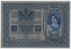 Austria 1000 Kronen 2-1-1902 Pick 59 Aunc Almost Uncirculated Banknote