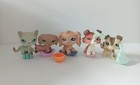 5pcs lot Lps Toys Littlest Pet Shop Cat Dog W accessories Animal Figures 391