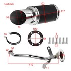 Scooter Short Performance Exhaust System Gy6 150cc Chinese Scooter 4 Stroke