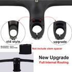 Carbon Bicycle Handlebar 1-1 8 integrated Road Drop Integrated Bar Usa Stock